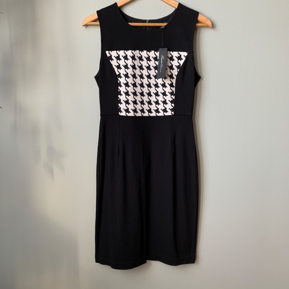 Black & White Sleeveless Midi Dress-Size 4/27 Waist